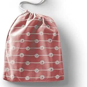 بوناميزون شنطة منتجات قطنية مطبوعة مع رباط، شنطة بقالة قابلة لاعادة الاستخدام، اكياس صديقة للبيئة وقابلة للتحلل البيولوجي، شنطة سفر، شنط تسوق، صديقة للبيئة، قابلة للطي، المقاس: 12×15 سم