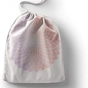 بوناميزون شنطة منتجات قطنية مطبوعة مع رباط، شنطة بقالة قابلة لاعادة الاستخدام، اكياس صديقة للبيئة وقابلة للتحلل البيولوجي، شنطة سفر، شنط تسوق، صديقة للبيئة، قابلة للطي، المقاس: 12×15 سم