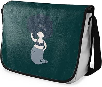 بوناميزون شنطة ماسنجر مدرسية مطبوعة رقميا للطلاب، شنطة كروس بودي وشنطة ساعي، شنطة كتف للمدرسة، العودة الى المدرسة، المقاس: 29 × 36 سم