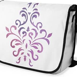 بوناميزون شنطة ماسنجر مدرسية مطبوعة رقميا مع حزام اسود للطلاب، شنطة كروس وشنطة ساعي، شنطة كتف للمدرسة، العودة الى المدرسة، المقاس: 29 × 36 سم