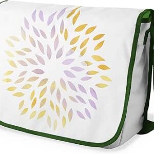 شنطة ماسنجر مدرسية مطبوعة رقميا مع احزمة كاكي للبنات والاولاد من لو جاردين دو لين، شنطة ماسنجر للطلاب، شنط كتف مقاس 29 × 36 سم