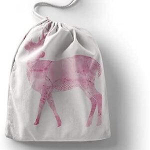 بوناميزون شنطة منتجات قطنية مطبوعة مع رباط، شنطة بقالة قابلة لاعادة الاستخدام، اكياس صديقة للبيئة وقابلة للتحلل البيولوجي، شنطة سفر، شنط تسوق، صديقة للبيئة، قابلة للطي، المقاس: 12×15 سم