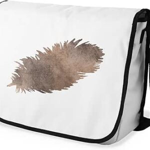 شنطة ماسنجر مدرسية مطبوعة رقمية بحزام اسود للبنات والاولاد من لو جاردين دو لين، شنطة ماسنجر للطلاب، شنط كتف مقاس 29 × 36 سم