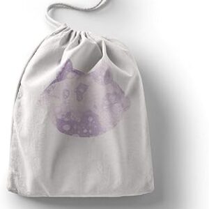 بوناميزون شنطة منتجات قطنية مطبوعة مع رباط، شنطة بقالة قابلة لاعادة الاستخدام، اكياس صديقة للبيئة وقابلة للتحلل البيولوجي، شنطة سفر، شنط تسوق، صديقة للبيئة، قابلة للطي، المقاس: 12×15 سم