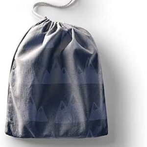 بوناميزون شنطة منتجات قطنية مطبوعة مع رباط، شنطة بقالة قابلة لاعادة الاستخدام، اكياس صديقة للبيئة وقابلة للتحلل البيولوجي، شنطة سفر، شنط تسوق، صديقة للبيئة، قابلة للطي، المقاس: 12×15 سم، قماش