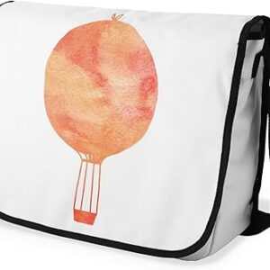 بوناميزون شنطة ماسنجر مدرسية مطبوعة رقميا مع حزام اسود للطلاب، شنطة كروس وشنطة ساعي، شنطة كتف للمدرسة، العودة الى المدرسة، المقاس: 29 × 36 سم