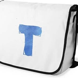 بوناميزون شنطة ماسنجر مدرسية مطبوعة رقميا مع حزام اسود للطلاب، شنطة كروس وشنطة ساعي، شنطة كتف للمدرسة، العودة الى المدرسة، المقاس: 29 × 36 سم