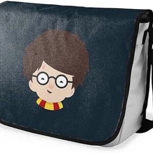 بوناميزون شنطة ماسنجر مدرسية مطبوعة رقميا للطلاب، شنطة كروس بودي وشنطة ساعي، شنطة كتف للمدرسة، العودة الى المدرسة، المقاس: 29 × 36 سم، ألوان متعددة