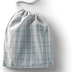 بوناميزون شنطة منتجات قطنية مطبوعة مع رباط، شنطة بقالة قابلة لاعادة الاستخدام، اكياس صديقة للبيئة وقابلة للتحلل البيولوجي، شنطة سفر، شنط تسوق، صديقة للبيئة، قابلة للطي، المقاس: 12×15 سم، لوحة قماشية