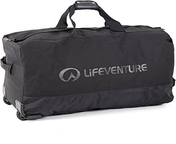 حقيبة دافل اكسبيديشن بعجلات من لايف فينتشر | 120 لتر، كبيرة وعرة وعجلات معززة، صغيرة الحجم عند عدم الاستخدام