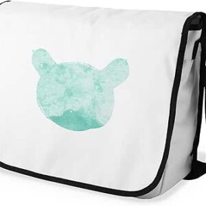 بوناميزون شنطة ماسنجر مدرسية مطبوعة رقميا مع حزام اسود للطلاب، شنطة كروس وشنطة ساعي، شنطة كتف للمدرسة، العودة الى المدرسة، المقاس: 29 × 36 سم