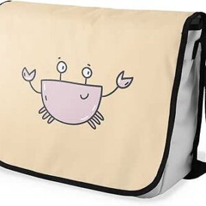 شنطة ماسنجر مدرسية مطبوعة رقمية بحزام اسود للبنات والاولاد من لو جاردين دو لين، شنطة ماسنجر للطلاب، شنط كتف مقاس 29 × 36 سم