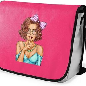 بوناميزون شنطة ماسنجر مدرسية مطبوعة رقميا للطلاب، شنطة كروس بودي وشنطة ساعي، شنطة كتف للمدرسة، العودة الى المدرسة، المقاس: 29 × 36 سم