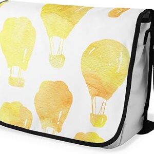 شنطة ماسنجر مدرسية مطبوعة رقمية بحزام اسود للبنات والاولاد من لو جاردين دو لين، شنطة ماسنجر للطلاب، شنط كتف مقاس 29 × 36 سم