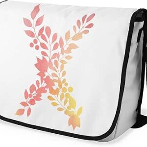 شنطة ماسنجر مدرسية مطبوعة رقمية بحزام اسود للبنات والاولاد من لو جاردين دو لين، شنطة ماسنجر للطلاب، شنط كتف مقاس 29 × 36 سم