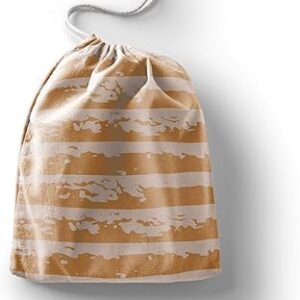 بوناميزون شنطة منتجات قطنية مطبوعة مع رباط، شنطة بقالة قابلة لاعادة الاستخدام، اكياس صديقة للبيئة وقابلة للتحلل البيولوجي، شنطة سفر، شنط تسوق، صديقة للبيئة، قابلة للطي، المقاس: 12×15 سم، لوحة قماشية