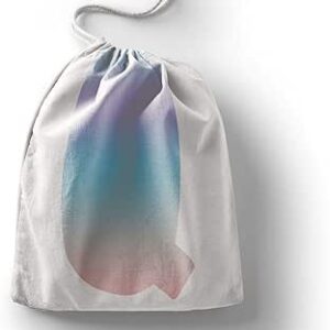 بوناميزون شنطة منتجات قطنية مطبوعة مع رباط، شنطة بقالة قابلة لاعادة الاستخدام، اكياس صديقة للبيئة وقابلة للتحلل البيولوجي، شنطة سفر، شنط تسوق، صديقة للبيئة، قابلة للطي، المقاس: 12×15 سم، قماش