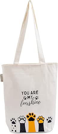 حقيبة حمل قماشية صديقة للبيئة مصنوعة من القطن 100% من غرين أوث مع إغلاق بسحاب وجيب داخلي, فورشاين, Pack of 1