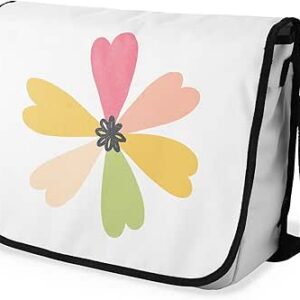 شنطة ماسنجر مدرسية مطبوعة رقمية بحزام اسود للبنات والاولاد من لو جاردين دو لين، شنطة ماسنجر للطلاب، شنط كتف مقاس 29 × 36 سم