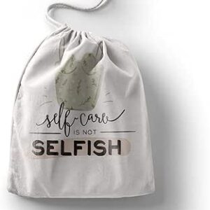 بوناميزون شنطة منتجات قطنية مطبوعة مع رباط، شنطة بقالة قابلة لاعادة الاستخدام، اكياس صديقة للبيئة وقابلة للتحلل البيولوجي، شنطة سفر، شنط تسوق، صديقة للبيئة، قابلة للطي، المقاس: 20×30 سم