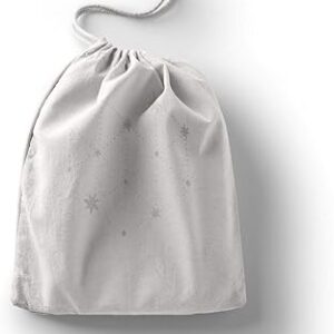 بوناميزون شنطة منتجات قطنية مطبوعة مع رباط، شنطة بقالة قابلة لاعادة الاستخدام، اكياس صديقة للبيئة وقابلة للتحلل البيولوجي، شنطة سفر، شنط تسوق، صديقة للبيئة، قابلة للطي، المقاس: 12×15 سم