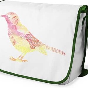 بونامايسون حقيبة مدرسية رسول مطبوعة رقميًا مع حزام كاكي للطلاب ، حقيبة كروس بودي ، حقيبة ساعي ، حقيبة كتف للمدرسة، العودة إلى المدرسة، الحجم: 29 × 36 سم، ألوان متعددة