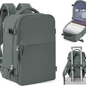 شنطة ظهر ريان اير للسفر للنساء من اس زد اس واي سي ان، شنطة يد مقاس 40 × 20 × 25، شنطة ظهر ايزي جيت مقاومة للماء ومناسبة للسفر والاستخدام اليومي الكاجوال مقاس 45 × 36 × 20