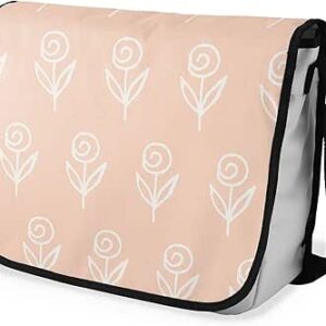 بوناميزون شنطة ماسنجر مدرسية مطبوعة رقميا مع حزام اسود للطلاب، شنطة كروس وشنطة ساعي، شنطة كتف للمدرسة، العودة الى المدرسة، المقاس: 29 × 36 سم