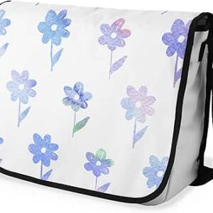 شنطة ماسنجر مدرسية مطبوعة رقمية بحزام اسود للبنات والاولاد من لو جاردين دو لين، شنطة ماسنجر للطلاب، شنط كتف مقاس 29 × 36 سم