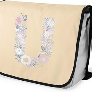 شنطة ماسنجر مدرسية مطبوعة رقمية بحزام اسود للبنات والاولاد من لو جاردين دو لين، شنطة ماسنجر للطلاب، شنط كتف مقاس 29 × 36 سم