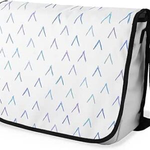 بوناميزون شنطة ماسنجر مدرسية مطبوعة رقميا مع حزام اسود للطلاب، شنطة كروس وشنطة ساعي، شنطة كتف للمدرسة، العودة الى المدرسة، المقاس: 29 × 36 سم