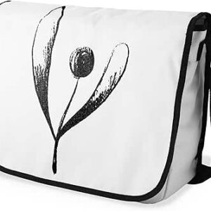 شنطة ماسنجر مدرسية مطبوعة رقمية بحزام اسود للبنات والاولاد من لو جاردين دو لين، شنطة ماسنجر للطلاب، شنط كتف مقاس 29 × 36 سم