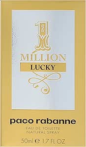 عطر 1 مليون لاكي من باكو رابان للرجال ، 50 مل - بخاخ او دي تواليت