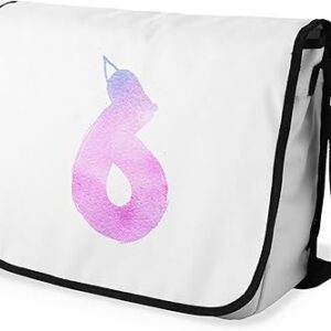 بوناميزون شنطة ماسنجر مدرسية مطبوعة رقميا مع حزام اسود للطلاب، شنطة كروس وشنطة ساعي، شنطة كتف للمدرسة، العودة الى المدرسة، المقاس: 29 × 36 سم