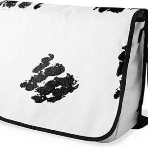 شنطة ماسنجر مدرسية مطبوعة رقمية بحزام اسود للبنات والاولاد من لو جاردين دو لين، شنطة ماسنجر للطلاب، شنط كتف مقاس 29 × 36 سم