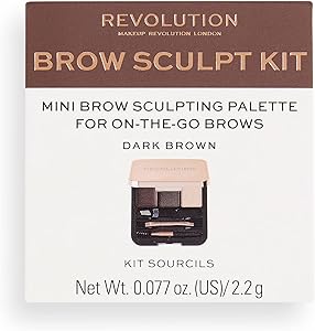 قلم تحديد الحواجب من ريفولوشن، بني داكن