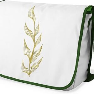 شنطة ماسنجر مدرسية مطبوعة رقميا مع احزمة كاكي للبنات والاولاد من لو جاردين دو لين، شنطة ماسنجر للطلاب، شنط كتف مقاس 29 × 36 سم