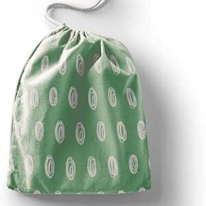 بوناميزون شنطة منتجات قطنية مطبوعة مع رباط، شنطة بقالة قابلة لاعادة الاستخدام، اكياس صديقة للبيئة وقابلة للتحلل البيولوجي، شنطة سفر، شنط تسوق، صديقة للبيئة، قابلة للطي، المقاس: 12×15 سم