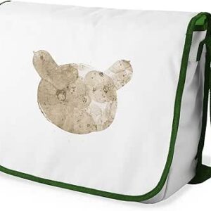 شنطة ماسنجر مدرسية مطبوعة رقميا مع احزمة كاكي للبنات والاولاد من لو جاردين دو لين، شنطة ماسنجر للطلاب، شنط كتف مقاس 29 × 36 سم