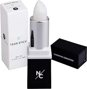 قلم إزالة الشعر من شركة رراتيف كوزماتيكس، شمع غني بالمينثول للدموع الطبيعية على شكل كعكة، مكياج احترافي SFX للأفلام والمسرح والتلفزيون والتمثيل- (متعدد الالوان)