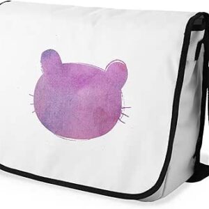 بوناميزون شنطة ماسنجر مدرسية مطبوعة رقميا مع حزام اسود للطلاب، شنطة كروس وشنطة ساعي، شنطة كتف للمدرسة، العودة الى المدرسة، المقاس: 29 × 36 سم