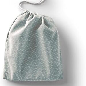 بوناميزون شنطة منتجات قطنية مطبوعة مع رباط، شنطة بقالة قابلة لاعادة الاستخدام، اكياس صديقة للبيئة وقابلة للتحلل البيولوجي، شنطة سفر، شنط تسوق، صديقة للبيئة، قابلة للطي، المقاس: 12×15 سم، قماش