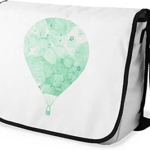 شنطة ماسنجر مدرسية مطبوعة رقمية بحزام اسود للبنات والاولاد من لو جاردين دو لين، شنطة ماسنجر للطلاب، شنط كتف مقاس 29 × 36 سم