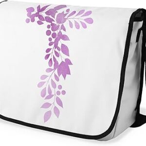 شنطة ماسنجر مدرسية مطبوعة رقمية بحزام اسود للبنات والاولاد من لو جاردين دو لين، شنطة ماسنجر للطلاب، شنط كتف مقاس 29 × 36 سم