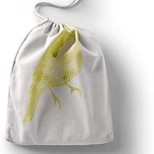 بوناميزون شنطة منتجات قطنية مطبوعة مع رباط، شنطة بقالة قابلة لاعادة الاستخدام، اكياس صديقة للبيئة وقابلة للتحلل البيولوجي، شنطة سفر، شنط تسوق، صديقة للبيئة، قابلة للطي، المقاس: 20×30 سم