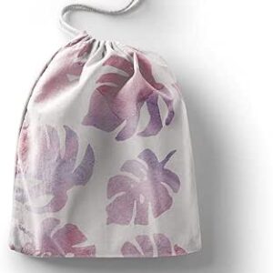 بوناميزون شنطة منتجات قطنية مطبوعة مع رباط، شنطة بقالة قابلة لاعادة الاستخدام، اكياس صديقة للبيئة وقابلة للتحلل البيولوجي، شنطة سفر، شنط تسوق، صديقة للبيئة، قابلة للطي، المقاس: 12×15 سم