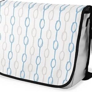 شنطة ماسنجر مدرسية مطبوعة رقمية بحزام اسود للبنات والاولاد من لو جاردين دو لين، شنطة ماسنجر للطلاب، شنط كتف مقاس 29 × 36 سم