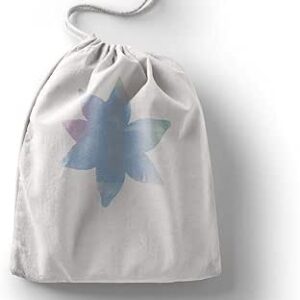 بوناميزون شنطة منتجات قطنية مطبوعة مع رباط، شنطة بقالة قابلة لاعادة الاستخدام، اكياس صديقة للبيئة وقابلة للتحلل البيولوجي، شنطة سفر، شنط تسوق، صديقة للبيئة، قابلة للطي، المقاس: 12×15 سم، لوحة قماشية