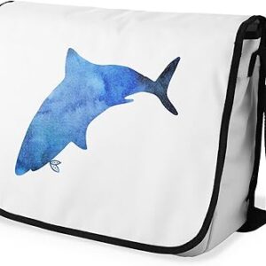 بوناميزون شنطة ماسنجر مدرسية مطبوعة رقميا مع حزام اسود للطلاب، شنطة كروس وشنطة ساعي، شنطة كتف للمدرسة، العودة الى المدرسة، المقاس: 29 × 36 سم