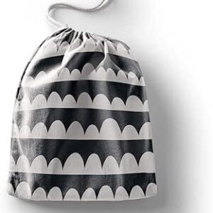 بوناميزون شنطة منتجات قطنية مطبوعة مع رباط، شنطة بقالة قابلة لاعادة الاستخدام، اكياس صديقة للبيئة وقابلة للتحلل البيولوجي، شنطة سفر، شنط تسوق، صديقة للبيئة، قابلة للطي، المقاس: 12×15 سم